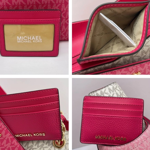 MICHAEL KORS
Large Pebbled Leather Card Holder Case
Electric Pink 
NWT - Picture 1 of 16